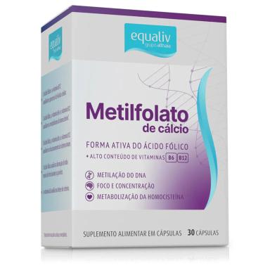 METILFOLATO DE CáLCIO EQUALIV 30 CáPSULAS