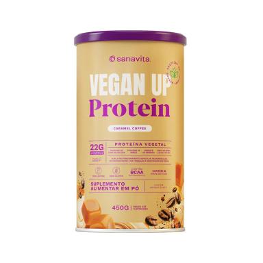 VEGAN UP PROTEIN SANAVITA CARAMEL COFFEE 450G