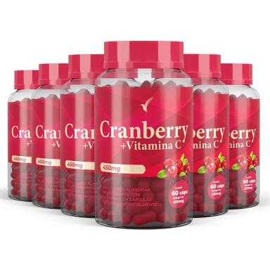 KIT CRANBERRY + VITAMINA C ELEVE LIFE 180 DIAS 360 CáPSULAS