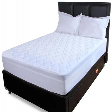PROTETOR DE COLCHãO IMPERMEáVEL 100% ALGODãO KING 193X42CM BF COLCHõES BRANCO
