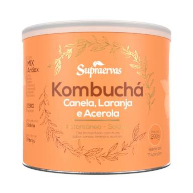KOMBUCHá - CANELA, LARANJA E ACEROLA 200G SUPRA ERVAS