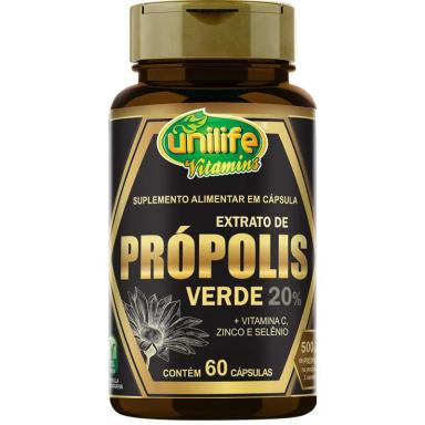 PRóPOLIS VERDE + VITAMINA C, ZINCO E SELêNIO - 60 CAPS.
