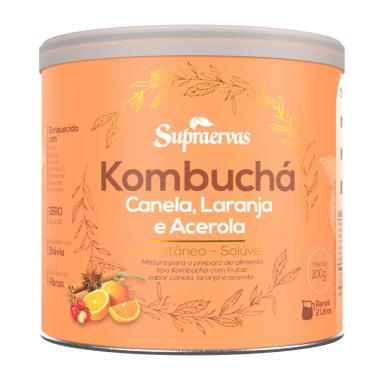 KOMBUCHá - CANELA, LARANJA E ACEROLA 100G SUPRA ERVAS