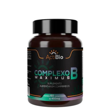 COMPLEXO B MAXIMUS - 60 COMP - ACTIBIO - SUPRA ERVAS
