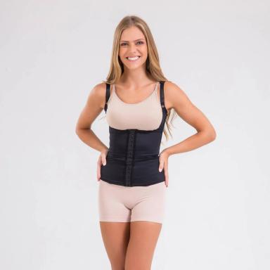 CORSELET ESBELT COTTON PREMIUM 3EG Preta