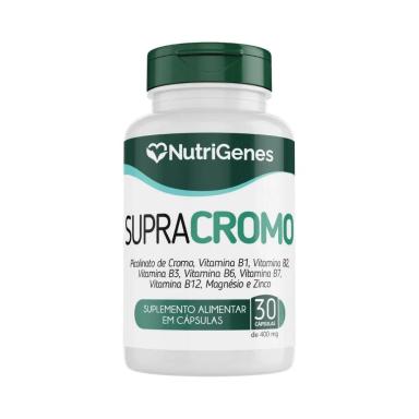 SUPRA CROMO - 400 MG - 30 CAP - NUTRIGENES