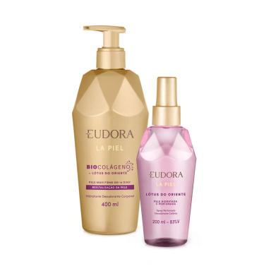 COMBO LA PIEL LóTUS DO ORIENTE: LOçãO CORPORAL 400ML + SPRAY PERFUMADO 200ML