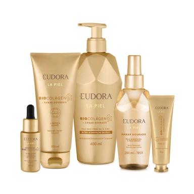 EUDORA KIT LA PIEL ÂMBAR DOURADO (5 ITENS)
