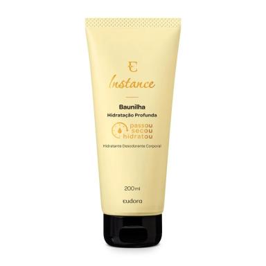 EUDORA HIDRATANTE DESODORANTE CORPORAL INSTANCE BAUNILHA 200ML