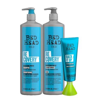 KIT TIGI BED HEAD RECOVERY TRIO SALON BACK IT UP (3 PRODUTOS)