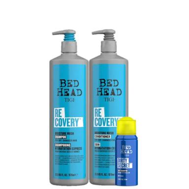 KIT TIGI BED HEAD RECOVERY TRIO SALON DRY (3 PRODUTOS)