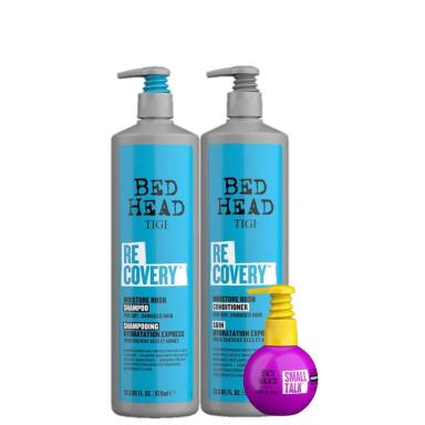 KIT TIGI BED HEAD RECOVERY TRIO SALON SMALL TALK (3 PRODUTOS)