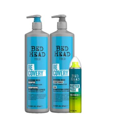 KIT TIGI BED HEAD RECOVERY TRIO SALON MASTERPIECE (3 PRODUTOS)