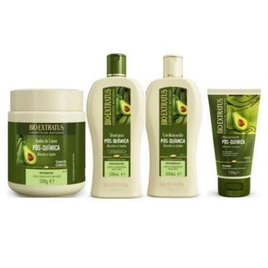 BIO EXTRATUS PóS-QUíMICA DUO BANHO DE CREME 500ML E FINALIZADOR 150ML