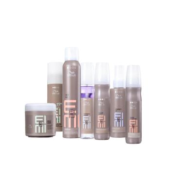 KIT WELLA PROFESSIONALS EIMI SPRAY TEXTURA VOLUME CURL PASTA THERMAL LEAVE-IN (7 PRODUTOS)