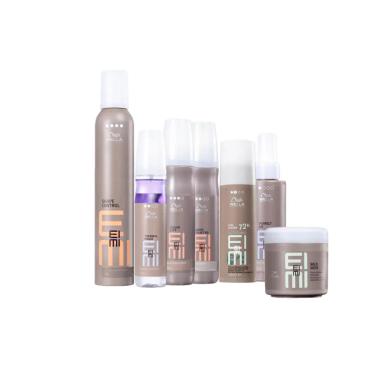 KIT WELLA PROFESSIONALS EIMI TEXTURA VOLUME CURL PASTA CONTROL THERMAL LEAVE-IN (7 PRODUTOS)
