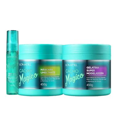 LOWELL CACHO MAGICO MASCARA 450G GELATINA 450G E OLEO 60ML