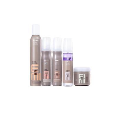 KIT WELLA PROFESSIONALS EIMI TEXTURA VOLUME PASTA CONTROL THERMAL (5 PRODUTOS)