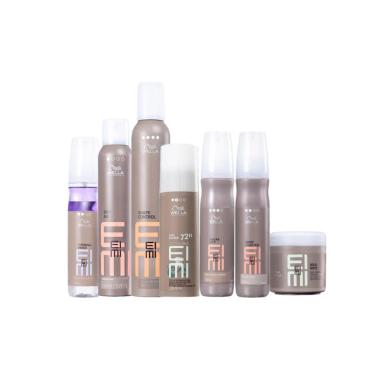 KIT WELLA PROFESSIONALS EIMI SPRAY TEXTURA VOLUME CURL PASTA CONTROL THERMAL (7 PRODUTOS)
