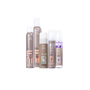 KIT WELLA PROFESSIONALS EIMI SPRAY TEXTURA VOLUME CURL CONTROL THERMAL (6 PRODUTOS)