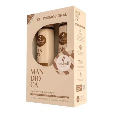 KIT PROMOCIONAL HASKELL MANDIOCA DUO - 500ML (2 PRODUTOS)