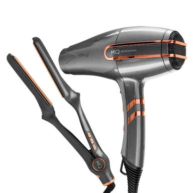KIT MQ PROFESSIONAL SECADOR VENUS 2400W E PRANCHA MAX 480 PRO TITANIUM
