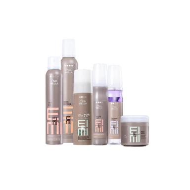 KIT WELLA PROFESSIONALS EIMI SPRAY TEXTURA CURL PASTA CONTROL THERMAL (6 PRODUTOS)