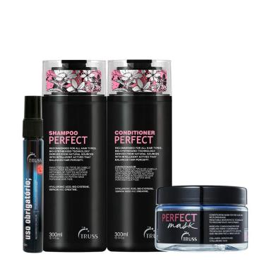 KIT TRUSS PERFECT KIT SHAMPOO CONDICIONADOR E MáSCARA (4 PRODUTOS)