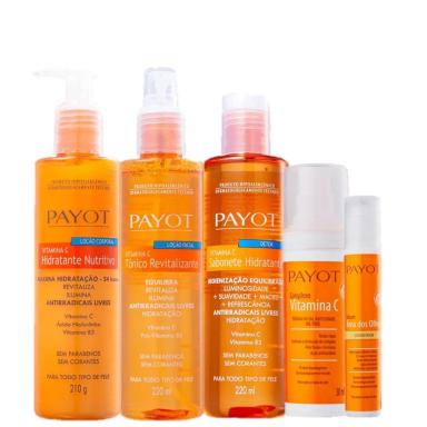 PAYOT DETOX VITAMINA C KIT 5 PRODUTOS