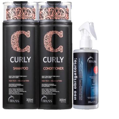 TRUSS CURLY SHAMPOO+CONDICIONADOR 300ML+USO OBRIGATORIO 260ML