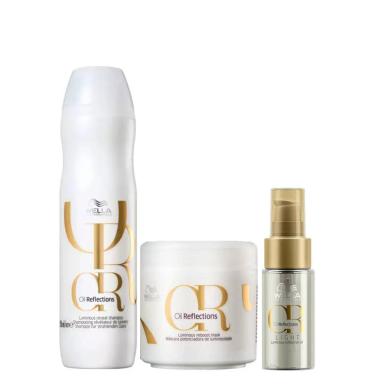 WELLA PROFESSIONALS OIL REFLECTIONS SHAMPOO 250ML+MáSCARA 150ML+OIL REFLECTIONS LIGTH  30ML