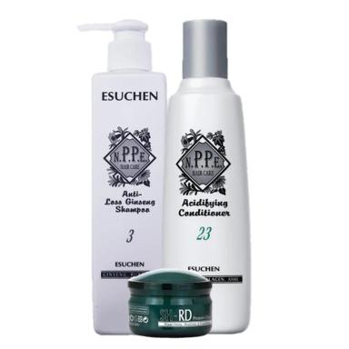 KIT NPPE HERBAL Nº3 ANTI LOSS GINSENG SHAMPOO + Nº23 CONDICIONADOR 250ML + PROTEIN CREAM 10ML