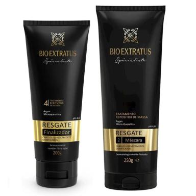 BIO EXTRATUS SPECIALISTE RESGATE MáSCARA 250G MAIS FINALIZADOR 200G
