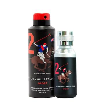 KIT BEVERLY HILLS POLO CLUB Nº2 BODY COLôNIA E DESODORANTE