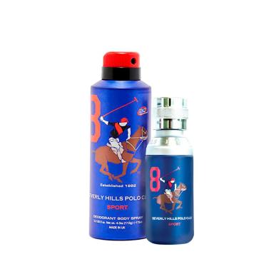 KIT BEVERLY HILLS POLO CLUB Nº8 BODY COLôNIA E DESODORANTE