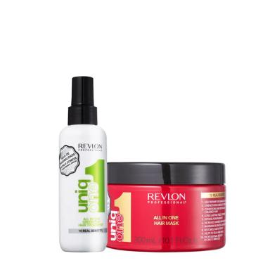 KIT REVLON PROFESSIONAL ONE GREEN TEA E ALL IN ONE SUPERMASK (2 PRODUTOS)