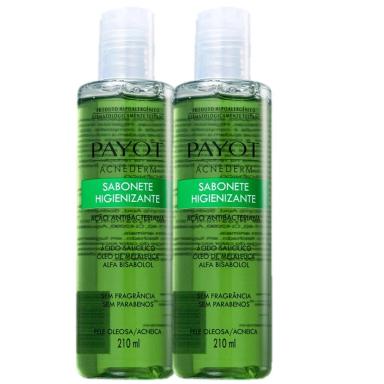 KIT PAYOT ACNEDERM HIGIENIZANTE - SABONETE LIQUIDO FACIAL 210ML (2 UNIDADES)