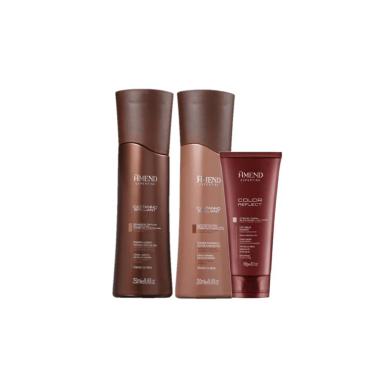 KIT AMEND EXPERTISE REALCE DA COR CASTANHO BRILLIANT TRIO (3 PRODUTOS)