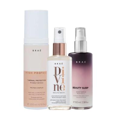 KIT BRAé HIGH PROTECT THERMAL PROTECTION BEAUTY SLEEP NIGHT E BRAé DIVINE (3 PRODUTOS)