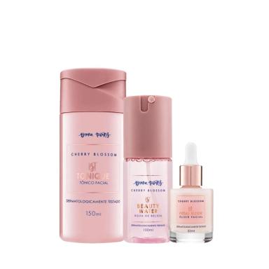 BRUNA TAVARES CHERRY BLOSSOM BEUTYWATER + TONIQUE E PETAL ELIXIR (3 PRODUTOS)