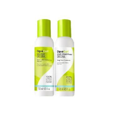 DEVA CURL SHAMPOO NO-POO+CONDICIONADOR ONE CONDITION 120ML