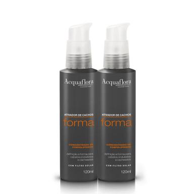 KIT ACQUAFLORA FORMA - ATIVADOR DE CACHOS CONCENTRADO 120ML (2 UNIDADES)