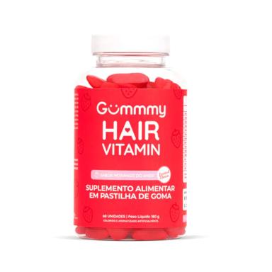 GUMMY HAIR SUPLEMENTO ALIMENTAR EM GOMA MORANGO DO AMOR