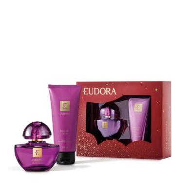 EUDORA KIT ROXO MINIATURA (2 PRODUTOS)