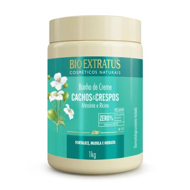 BANHO DE CREME CACHOS E CRESPOS 1KG BIO EXTRATUS
