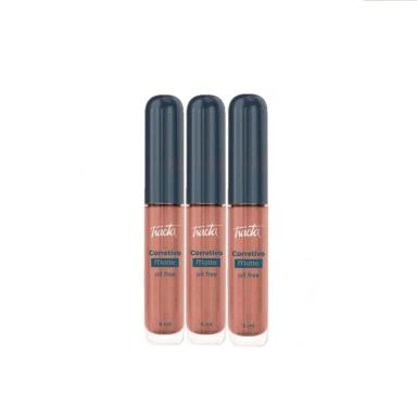 TRACTA CORRETIVO MATTE OIL FREE ESCURO 6ML (3 UNIDADES) - xpto