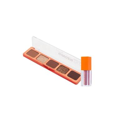 KIT MARI MARIA MAKEUP GINGER CREAMY CLASSY PALLETE NUDE (2 PRODUTOS) - xpto