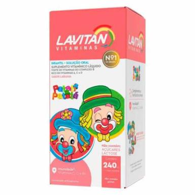LAVITANKIDSSOLUçãOORALSABORLARANJACIMED240ML