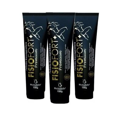 FISIOFORT MASSAGEM BIO INSTINTO PREMIUM 150G (KIT C/03)
