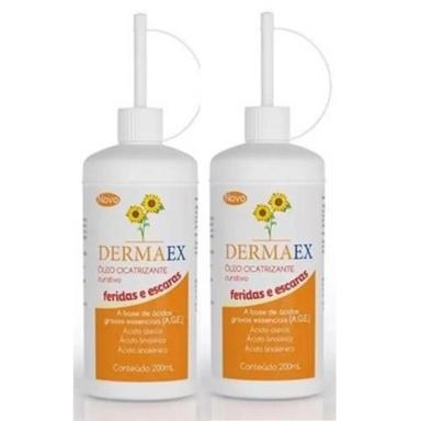 DERMAEX 200ML ÓLEO DE GIRASSOL CICATRIZANTE (KIT C/02UN)